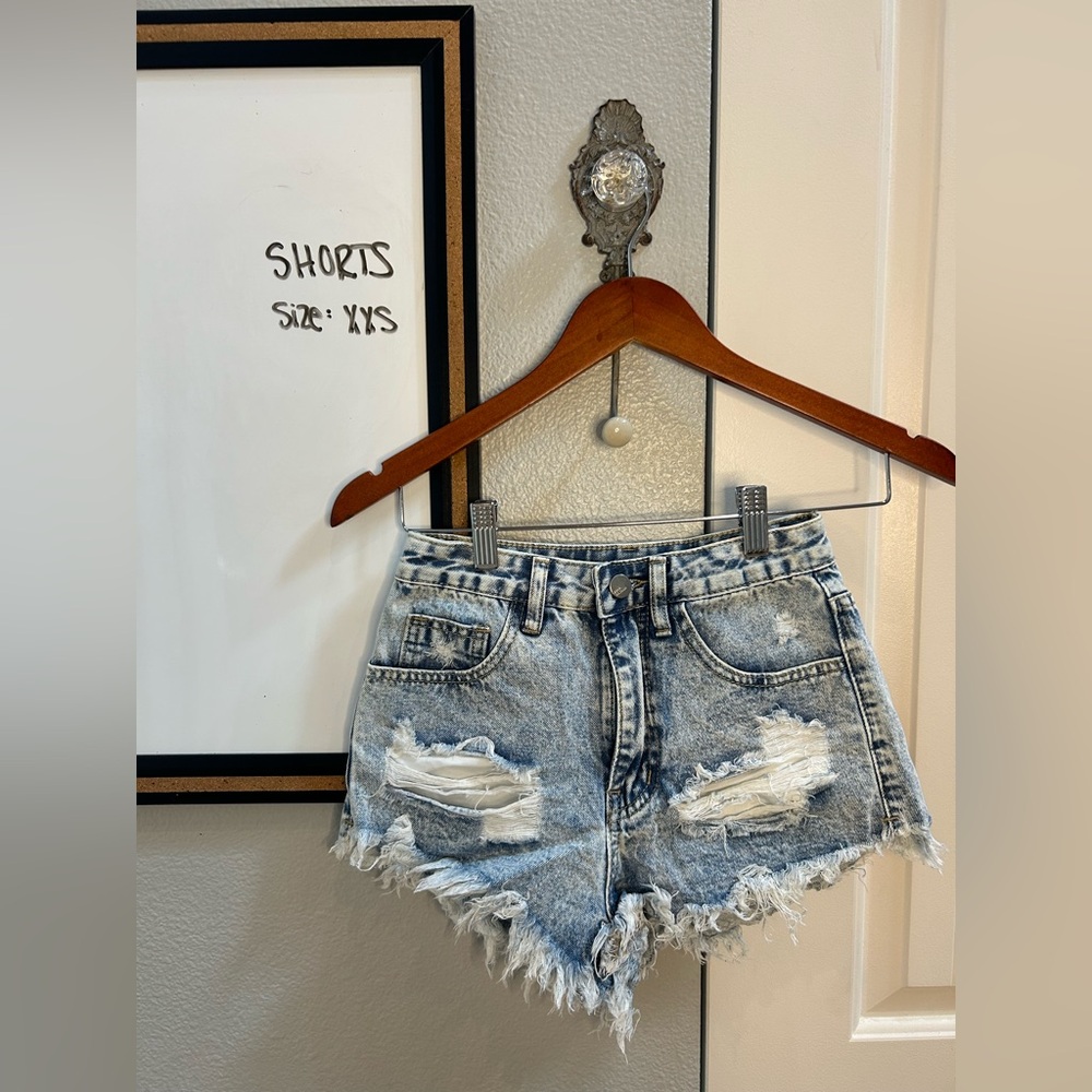 Distressed Denim Shorts PRICE NEGOTIABLE